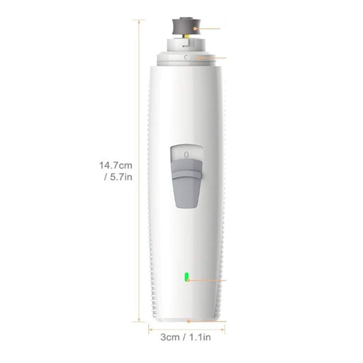 Dog Nail Grinder and Clippers Quiet 6h Working Time A90904