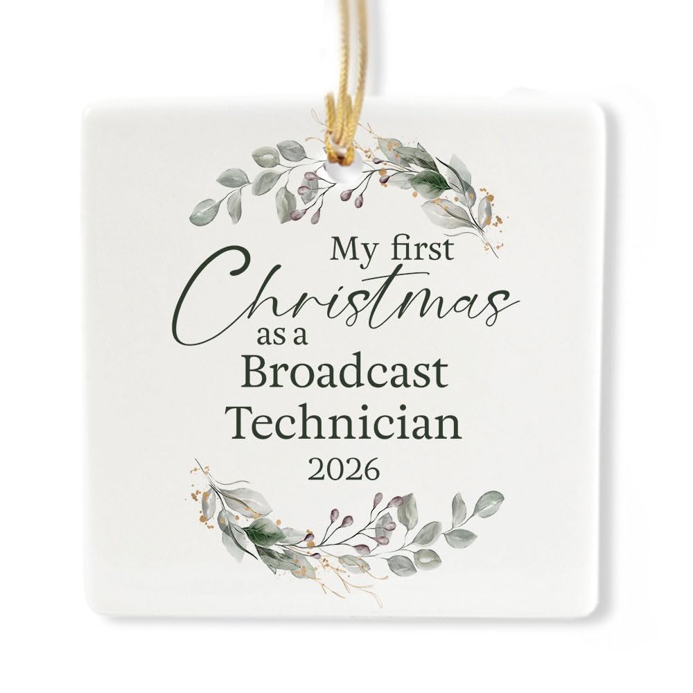 Ceramic 3-inch Square Ornament A7994