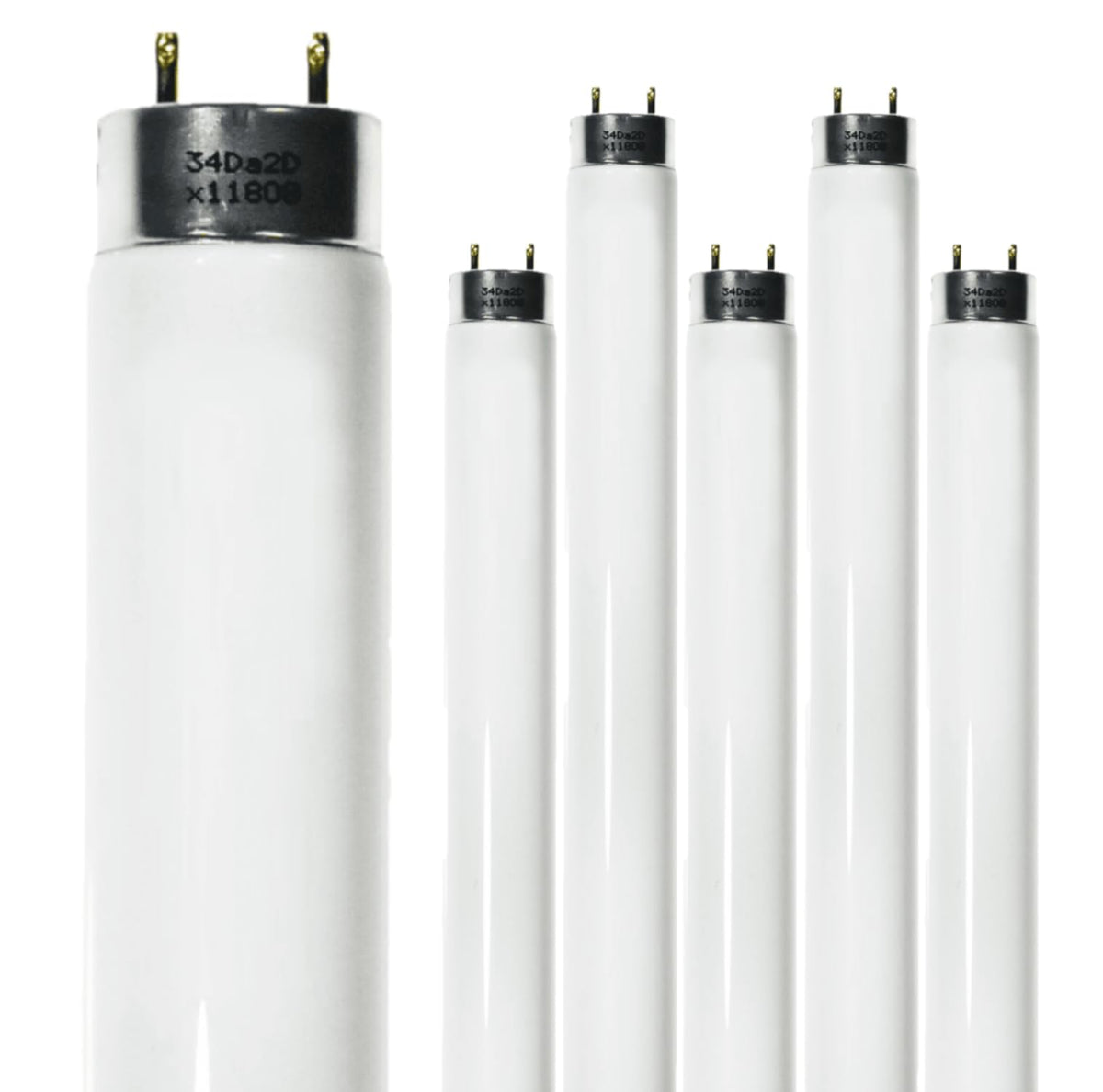 24 Inch T8 Fluorescent Tube Light Bulb 17W 4100K Cool White 2800 Lumen G13 Bi-Pin Base Pack of 6 P403