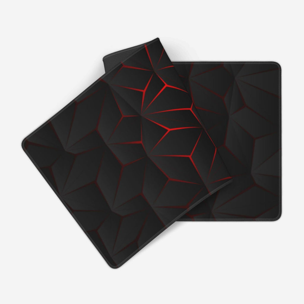 Black Red Large Gaming Mouse Pad 31.5 x 12 inch U447