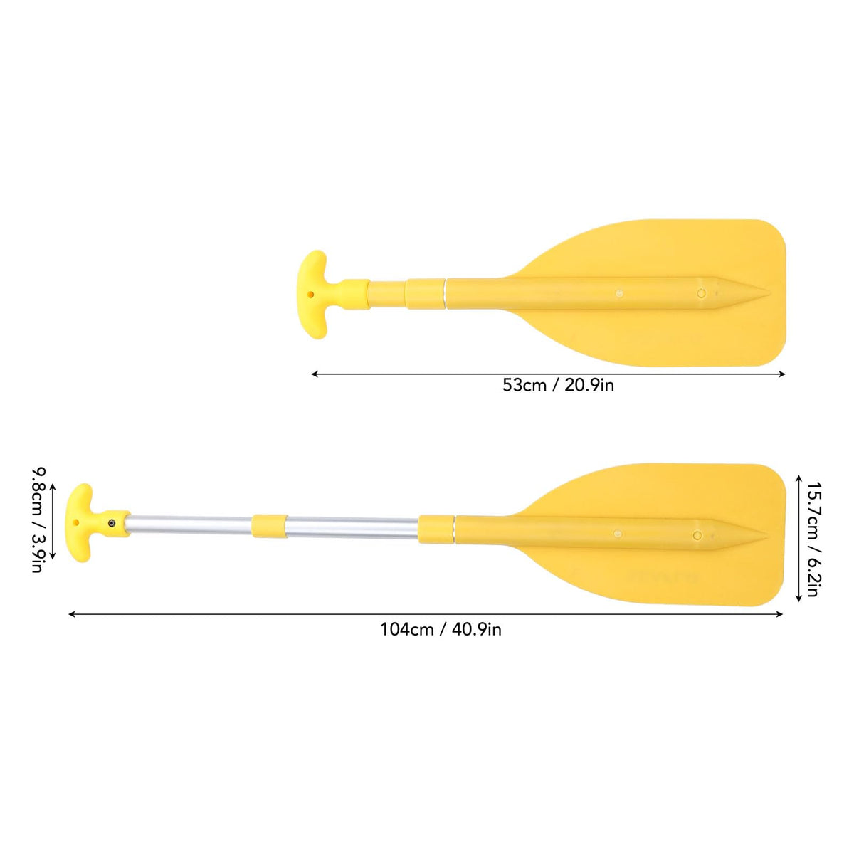 2Pcs Telescopic Adjustable Canoe Paddles B342622