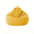 Yellow XL Bean Bag Chair Cover U6170