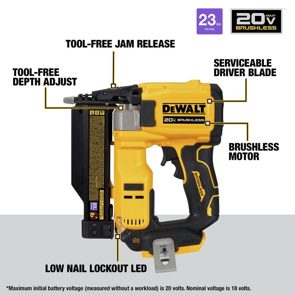 20V MAX Cordless 23 Gauge Pin Nailer M2026