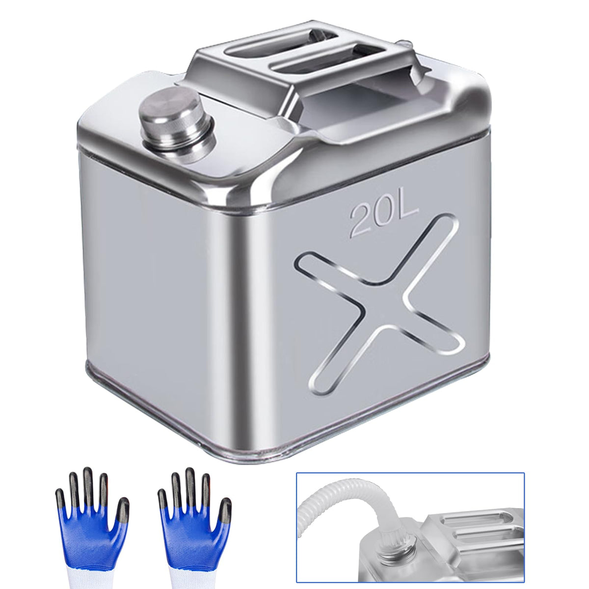 5 Gallon 304 Stainless Steel Water Container Z97978