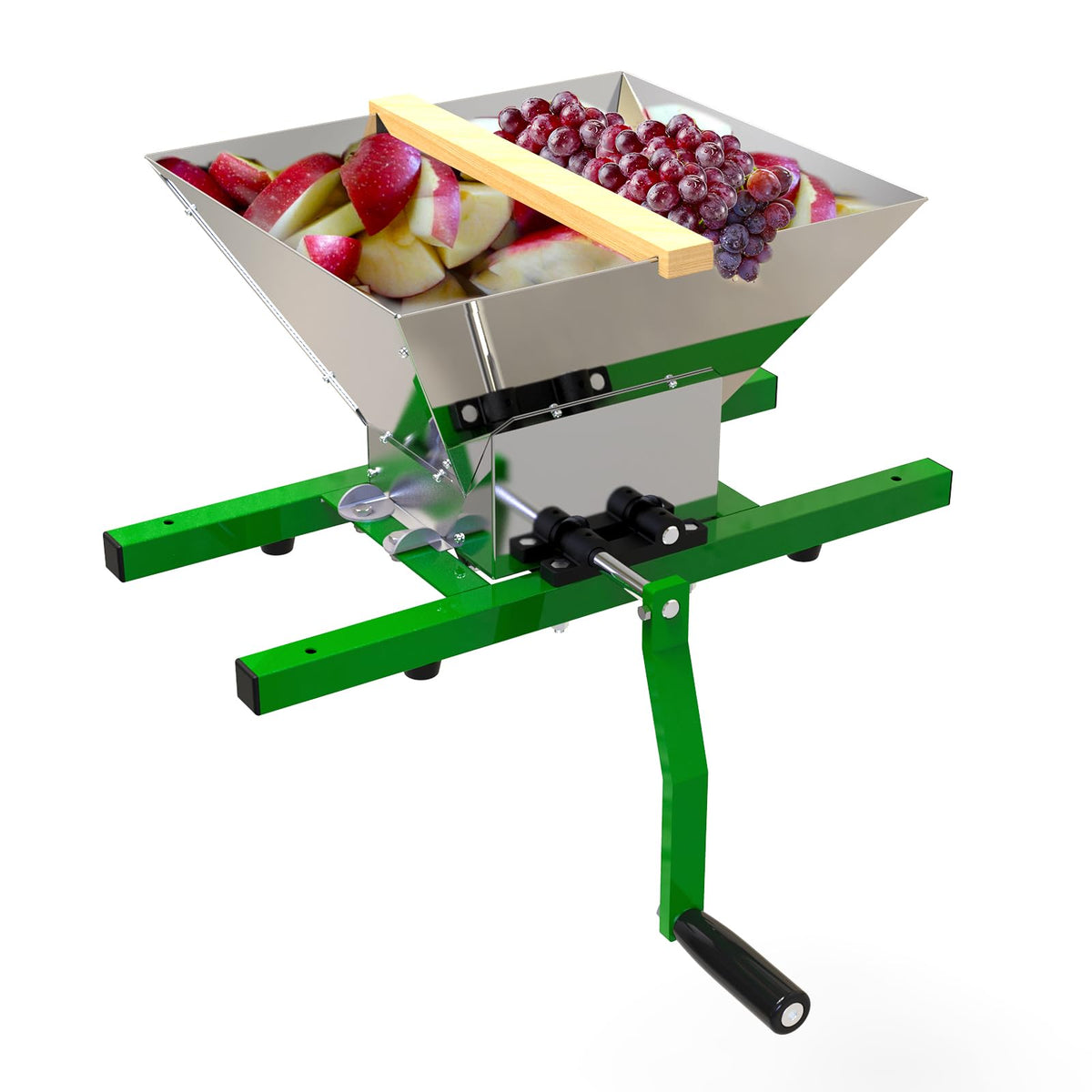 7L Manual Juicer Grinder Stainless Steel 1.8 Gallon Green V639