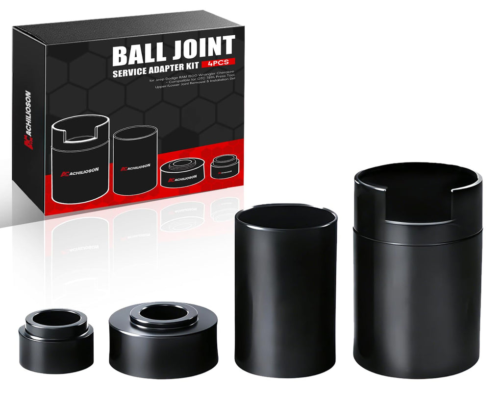 Ball Joint Service Adapter Kit, 4PCS Upper & Lower Ball Joint Remover Installer Set B68950