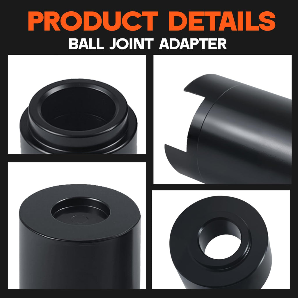 Ball Joint Service Adapter Kit, 4PCS Upper & Lower Ball Joint Remover Installer Set B68950