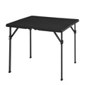 34 inch Black Portable Folding Dining Table B3282