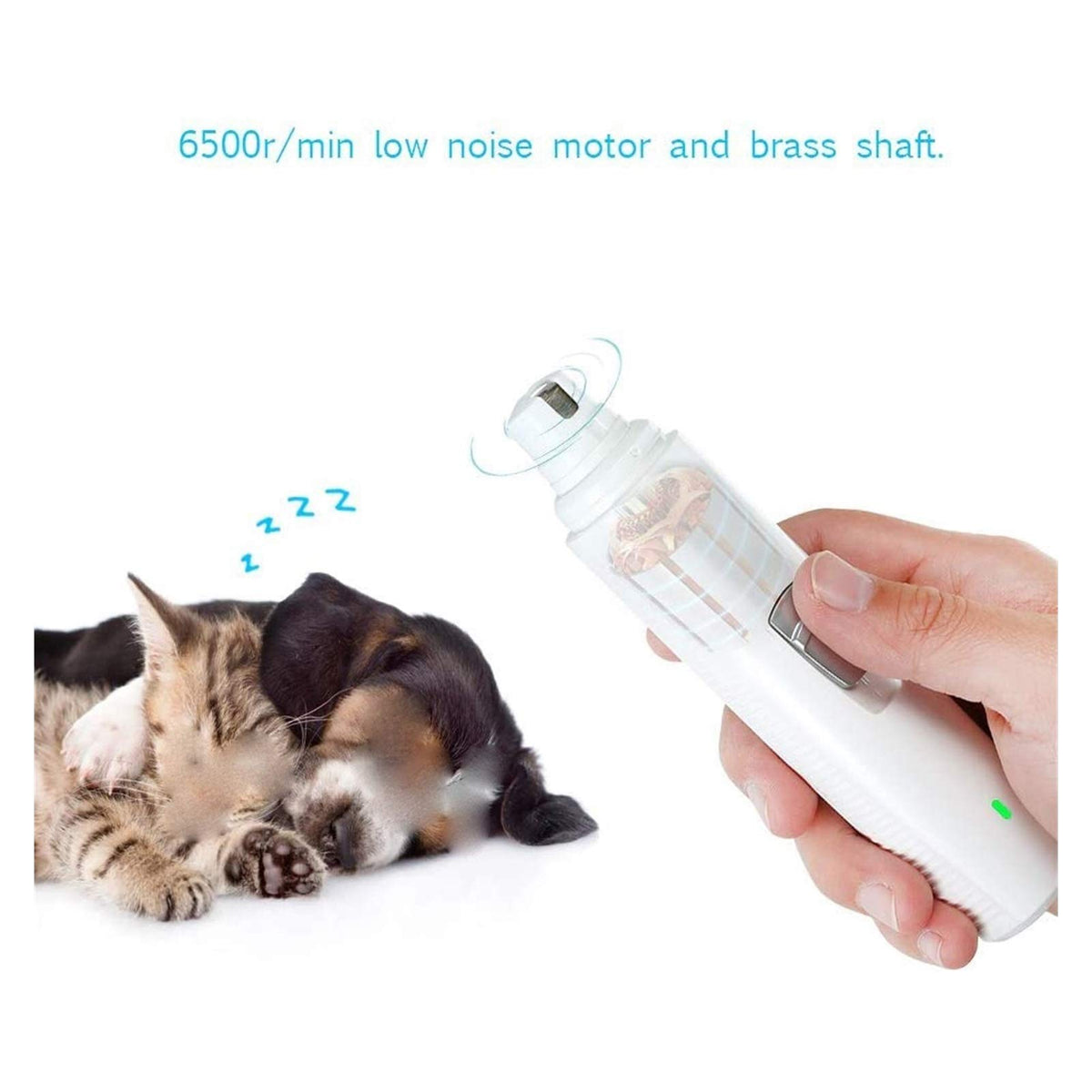 Dog Nail Grinder and Clippers Quiet 6h Working Time A90904