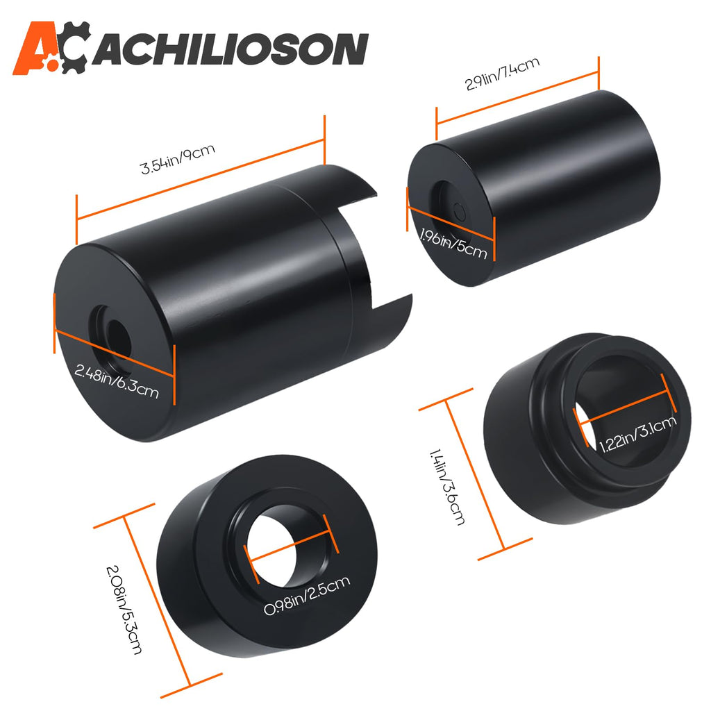 Ball Joint Service Adapter Kit, 4PCS Upper & Lower Ball Joint Remover Installer Set B68950
