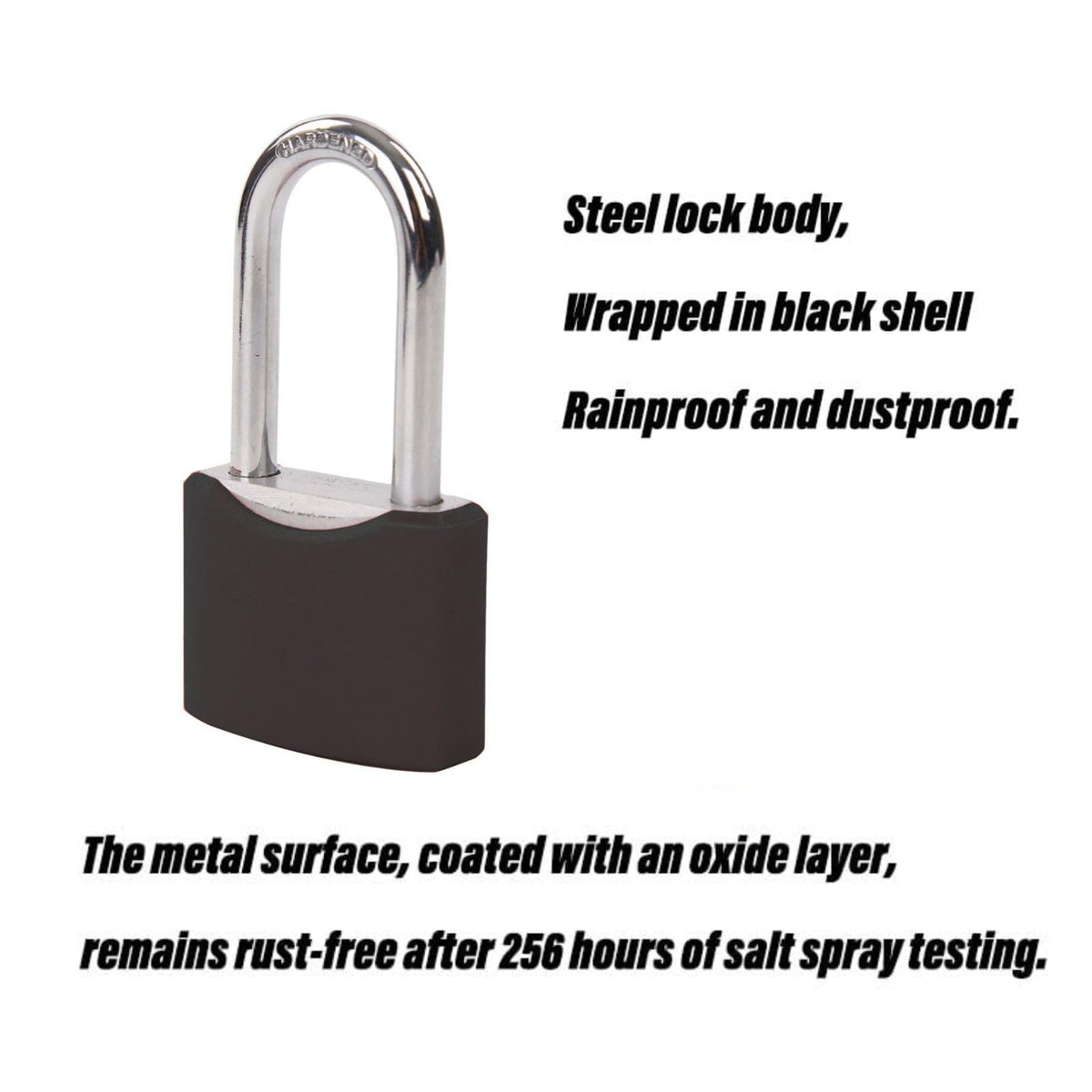 4PC Keyed Alike Padlock D95616