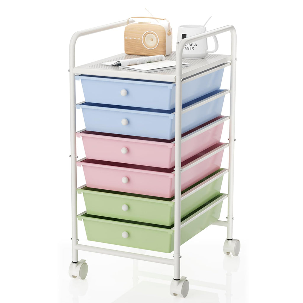 6-Tier Rolling Utility Cart with 6 Drawers H492614
