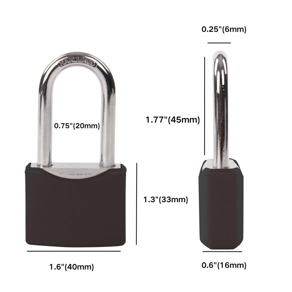 4PC Keyed Alike Padlock D95616