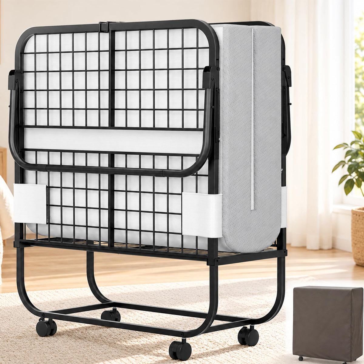 Folding Bed with Mattress Cot Size K5943