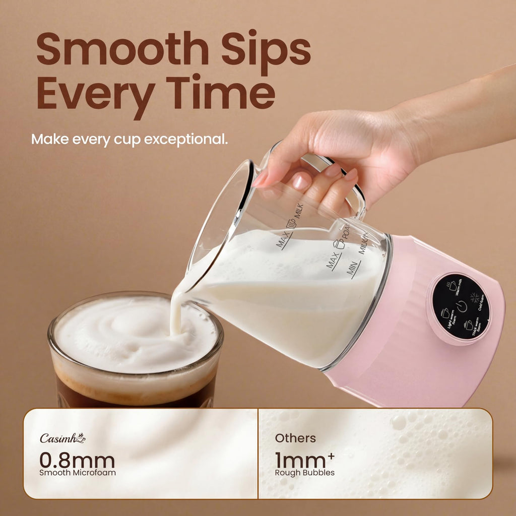 4-in-1 Electric Milk Frother and Steamer F385