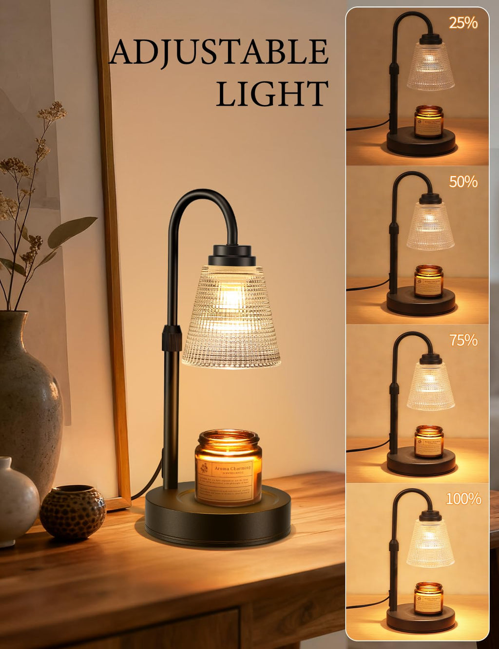Dimmable Candle Warmer Lamp with Timer X1571