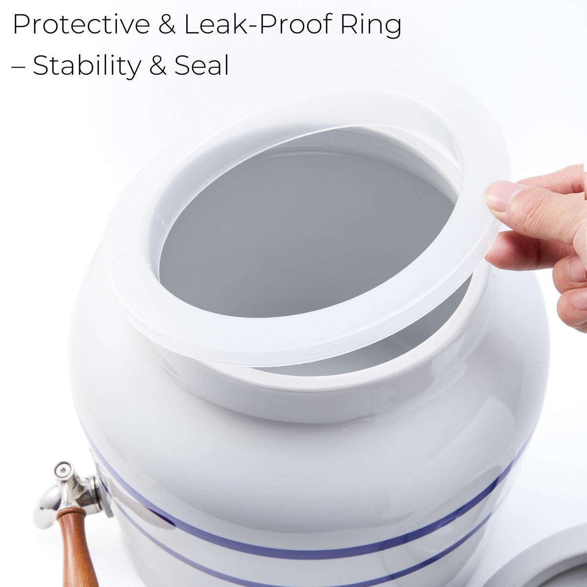 Ceramic Water Dispenser for 3-5 Gallon Bottles S178907