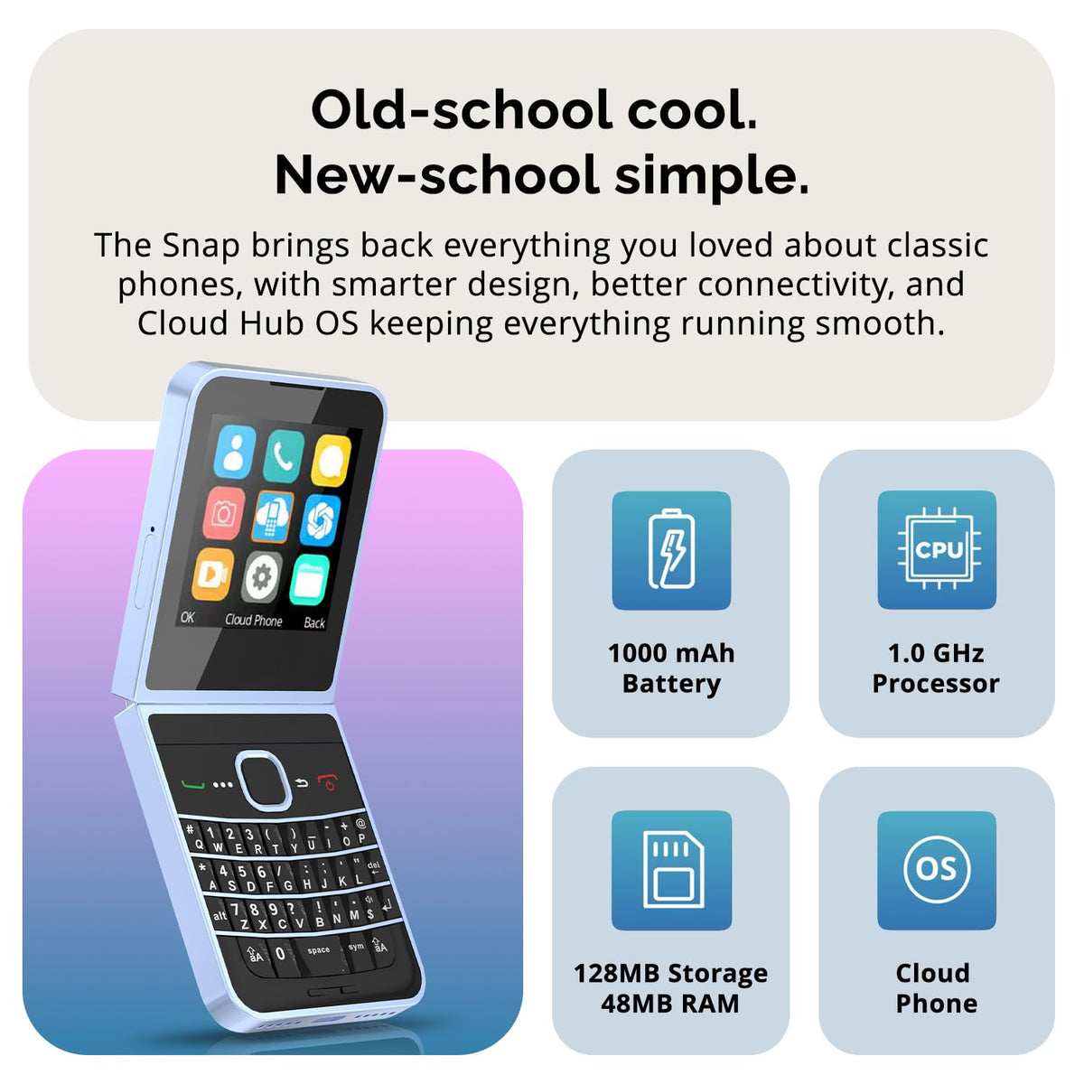 Unlocked Flip Phone QWERTY U84806