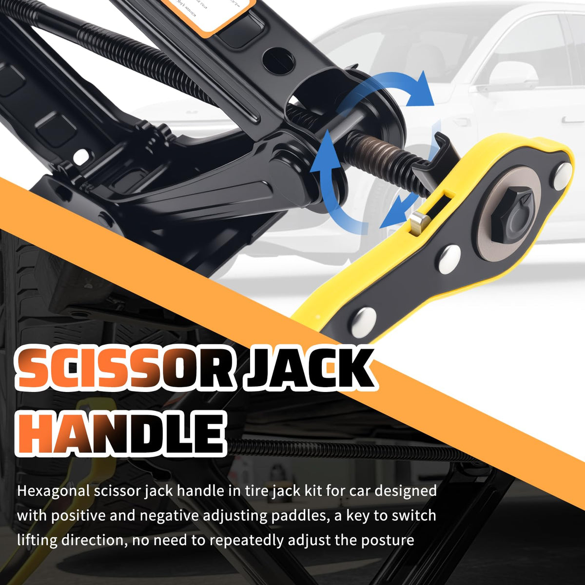2 Ton Heavy Duty Scissor Jack Set L46934