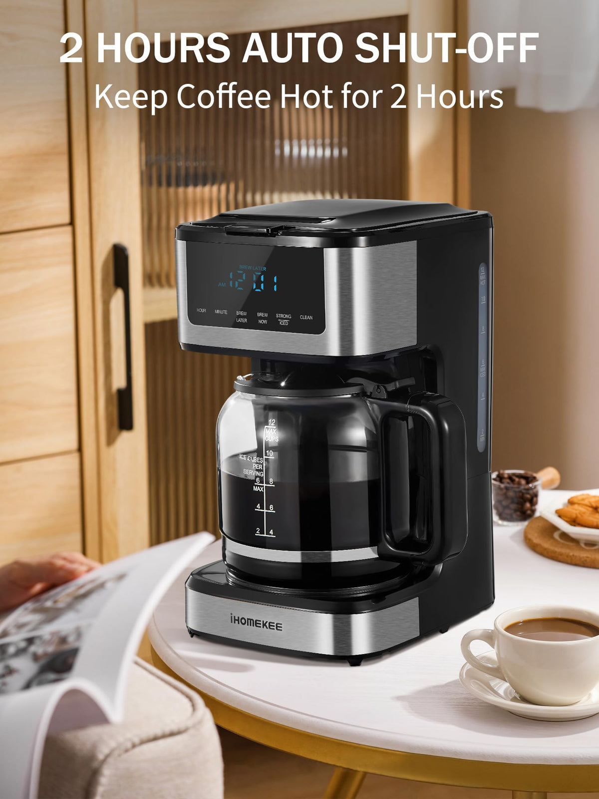 Programmable Drip Coffee Maker 12 Cup K87899