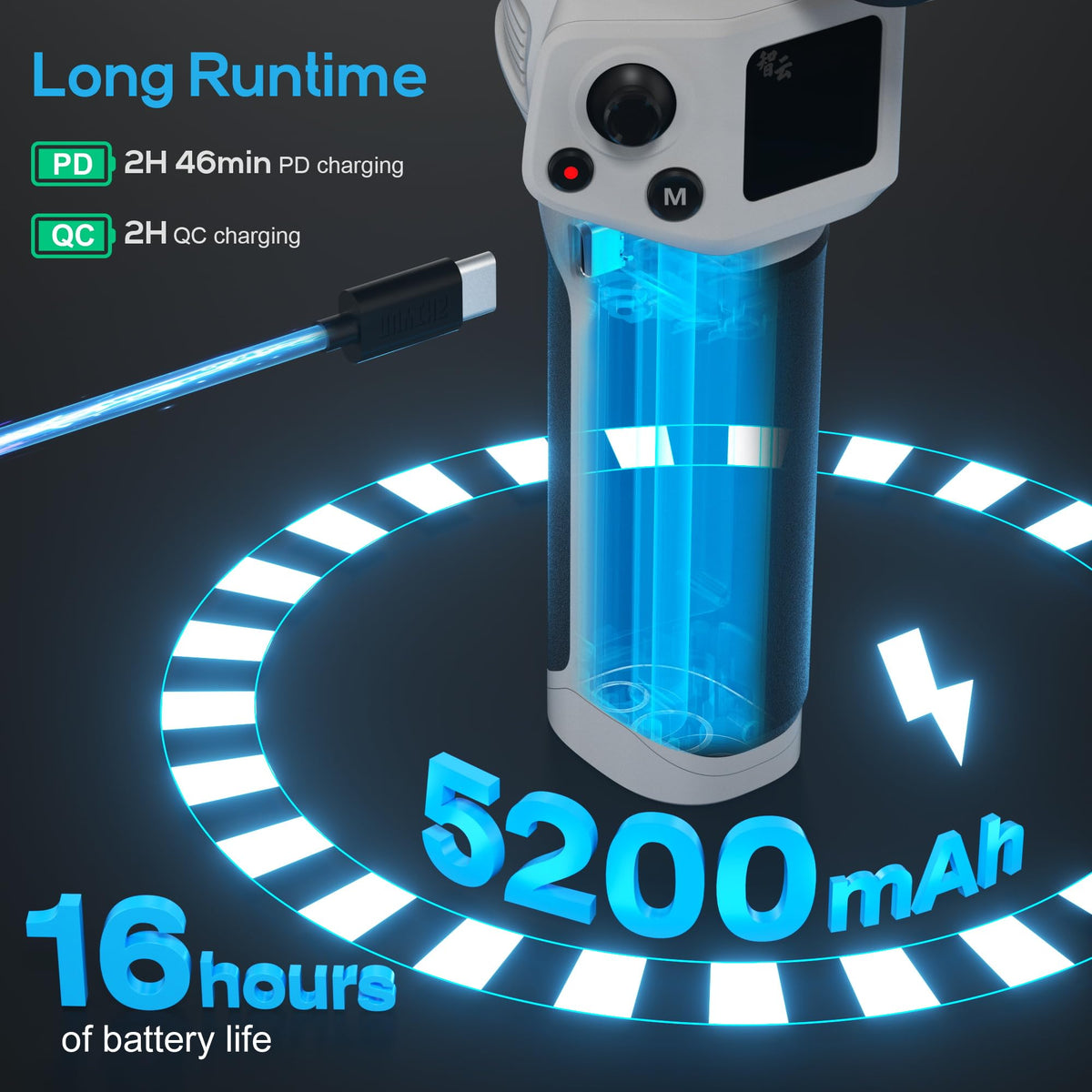 3-Axis Lightweight Gimbal Stabilizer G58091