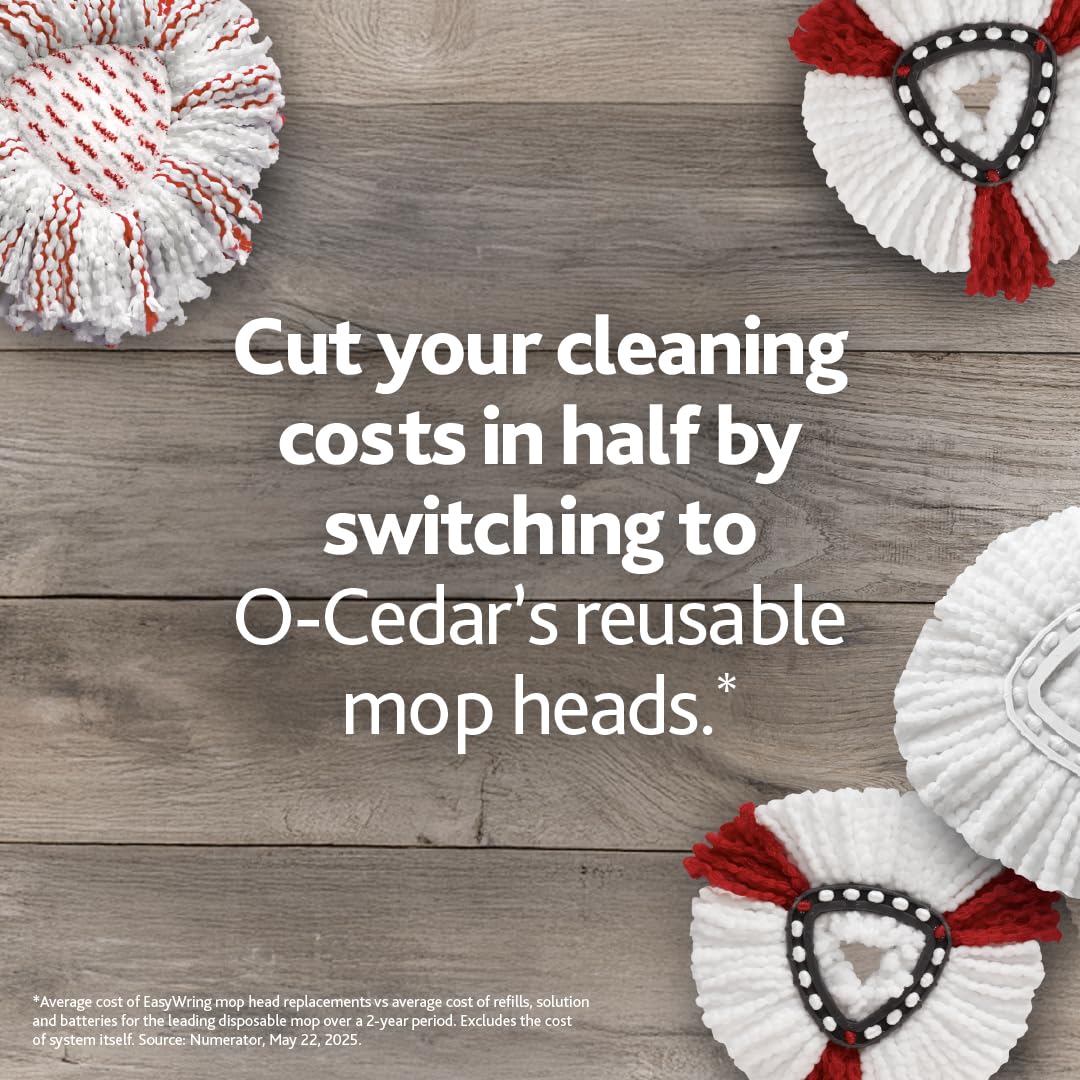 Microfiber Spin Mop & Bucket Floor Cleaning System with 2 Refills A762