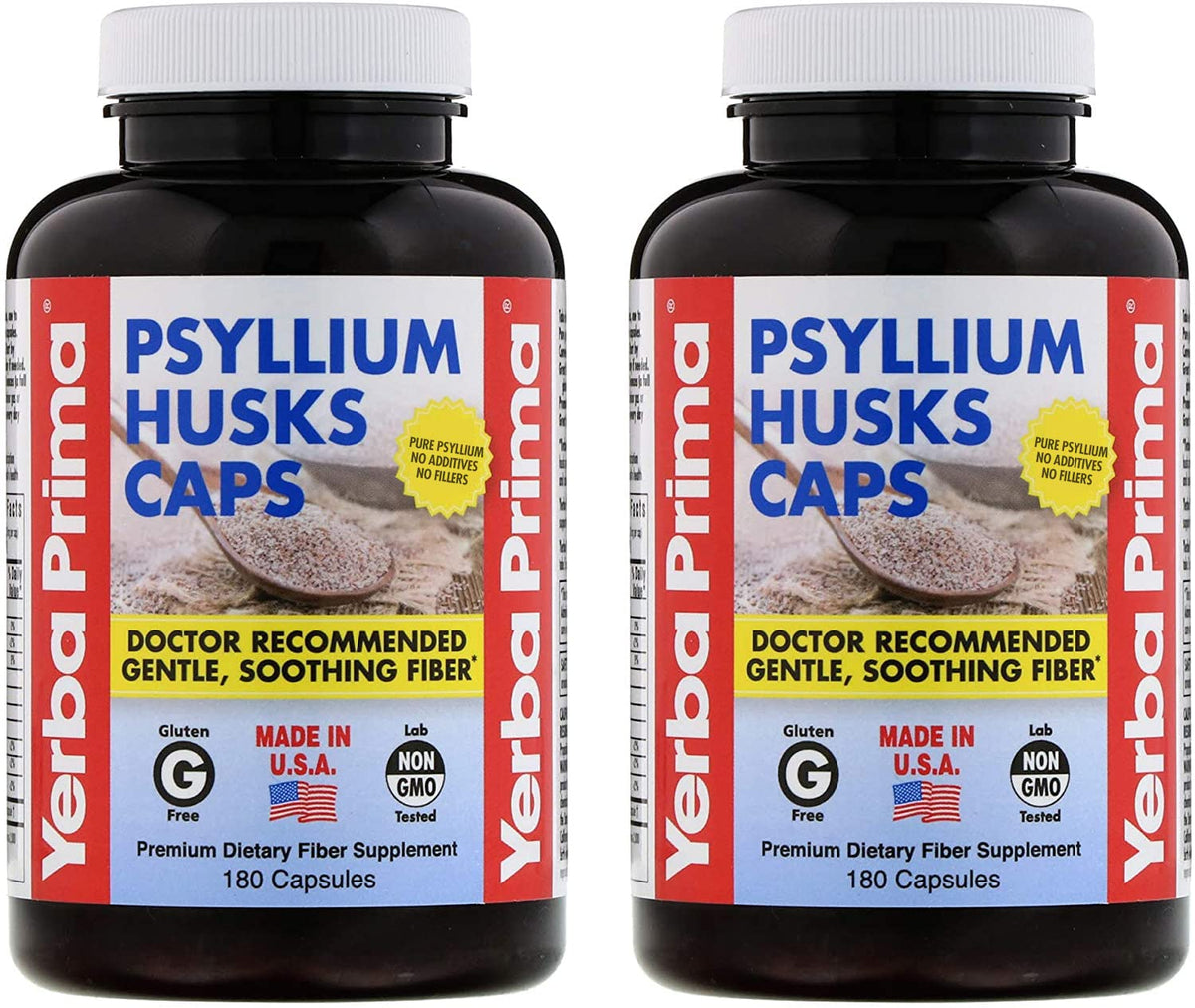 Psyllium Husks Caps 180 Capsules Pack of 2 A93892