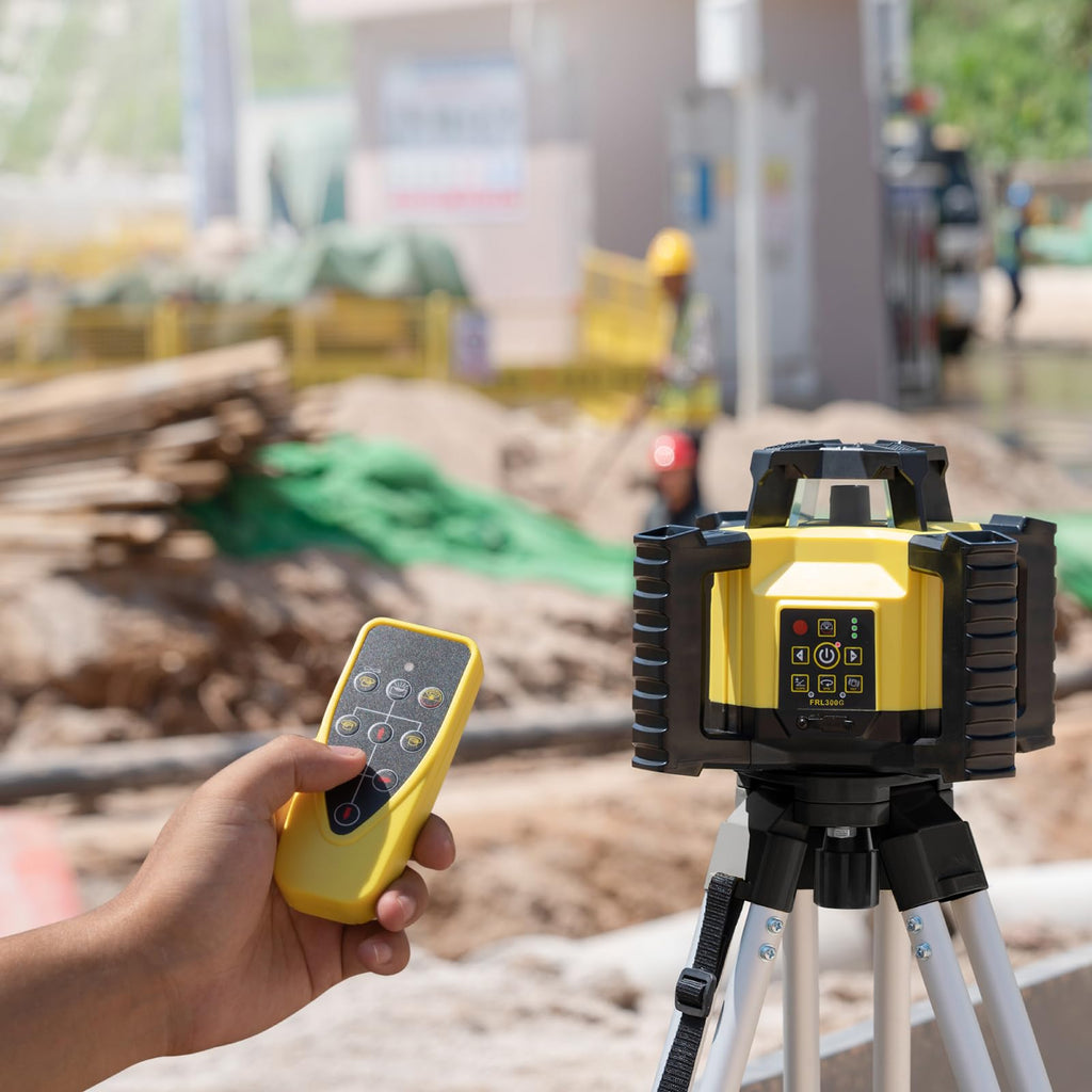 Green Self-Leveling Rotary Laser Level Kit with Tripod O4935