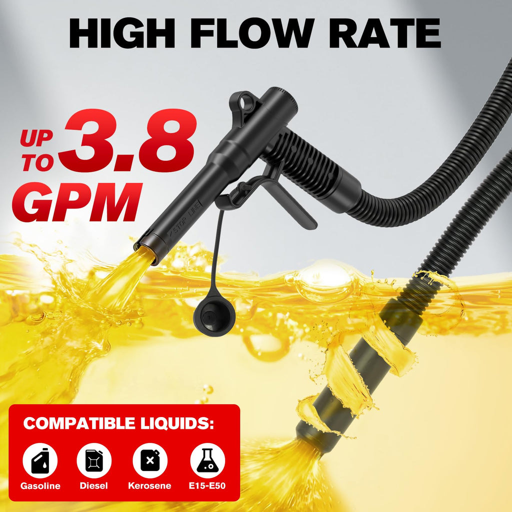 Battery Operated Fuel Transfer Pump with Auto-Stop R30058