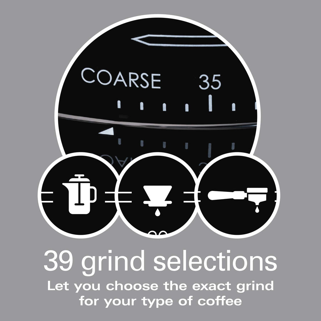 Stainless Steel Conical Burr Digital Coffee Grinder L98470