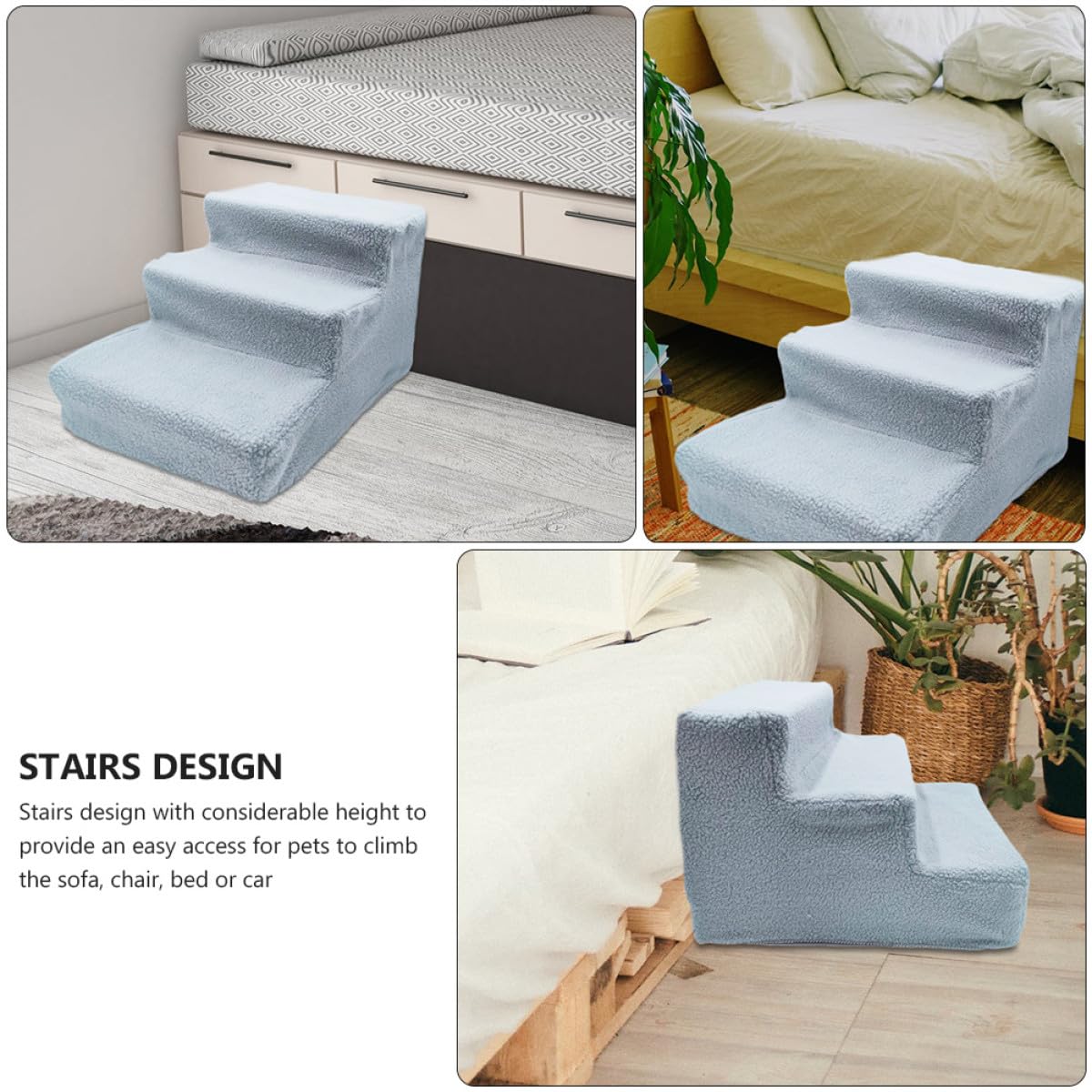 Gray Non-Slip Pet Stairs G31981