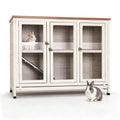 2-Story Indoor Rabbit Hutch with Pull-Out Tray G512
