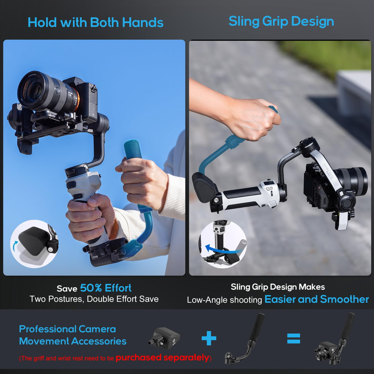 3-Axis Lightweight Gimbal Stabilizer G58091