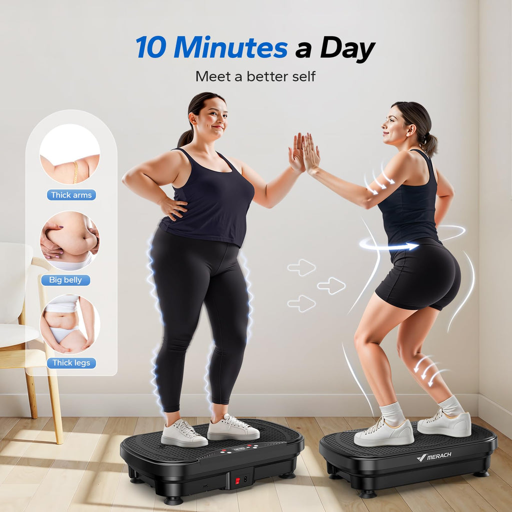 Vibration Plate Exercise Machine with 99 Speeds B5328
