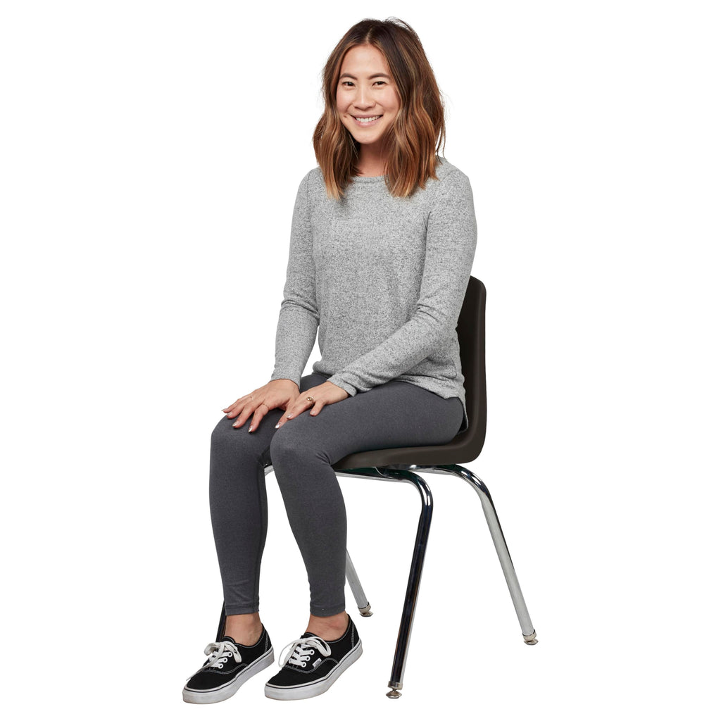 18" Black Stack Chair 5-Pack U840