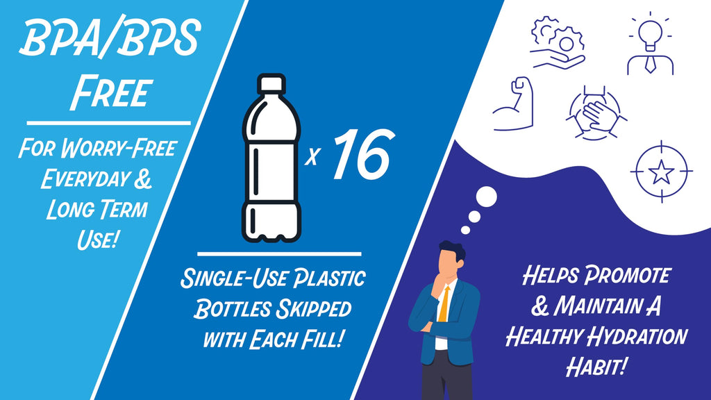 BPA Free 2 Gallon Refrigerator Bottle with Spigot and Integrated Handle I532230