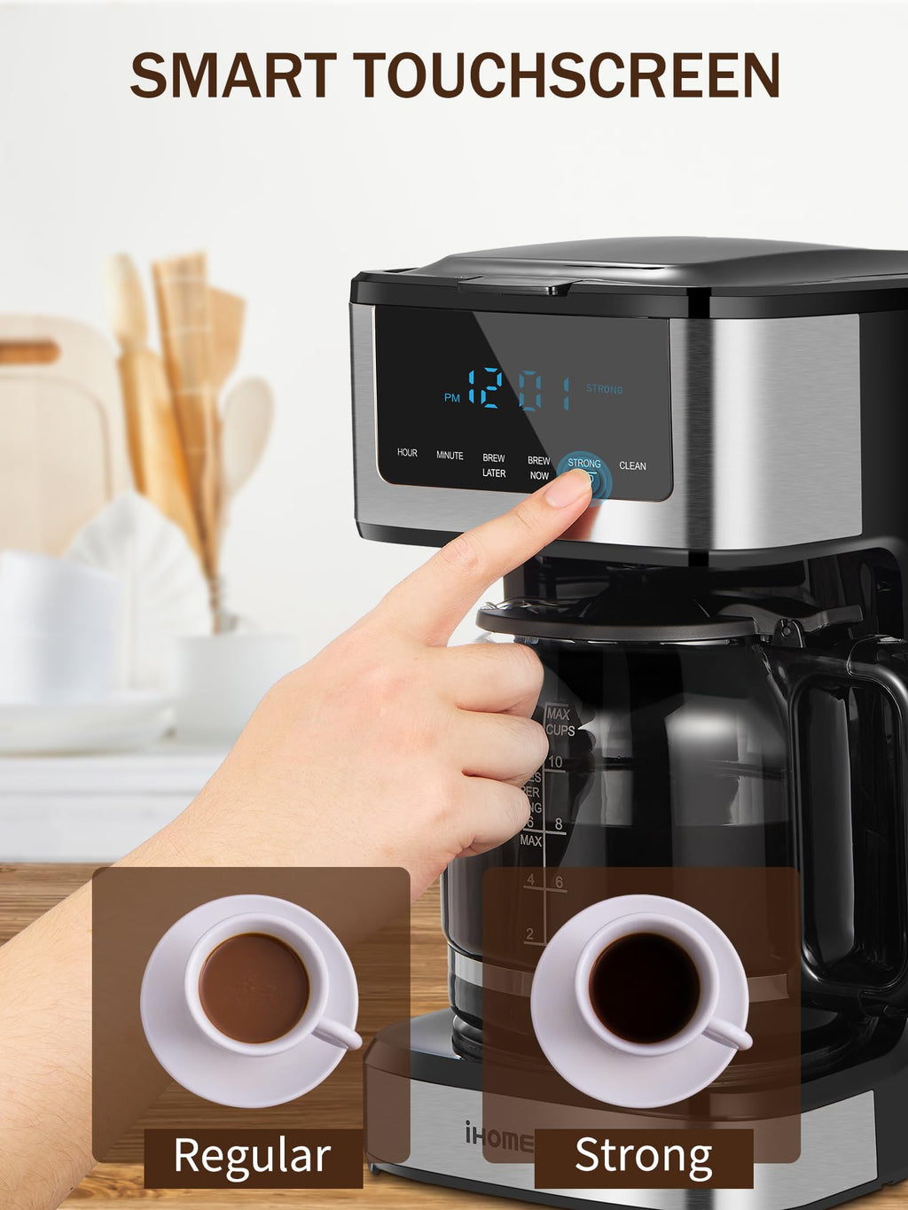 Programmable Drip Coffee Maker 12 Cup K87899