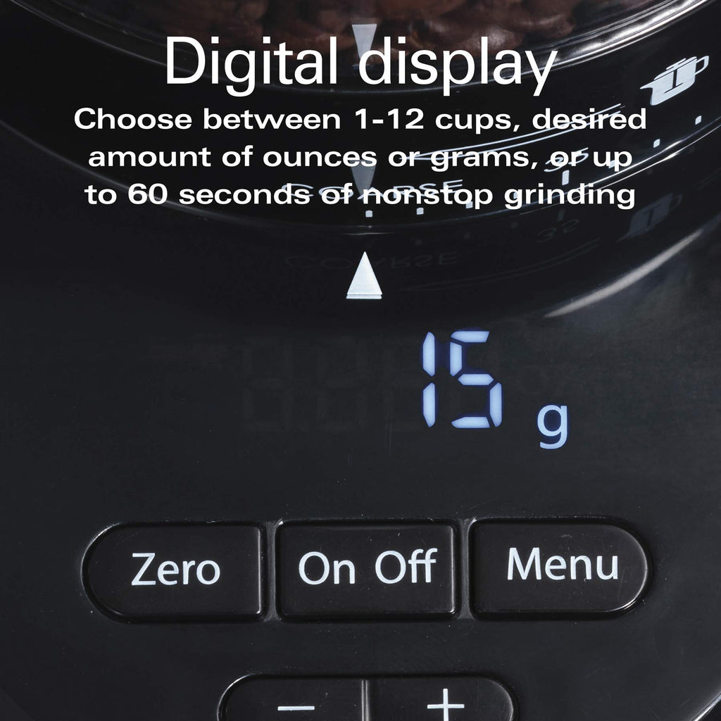 Stainless Steel Conical Burr Digital Coffee Grinder L98470