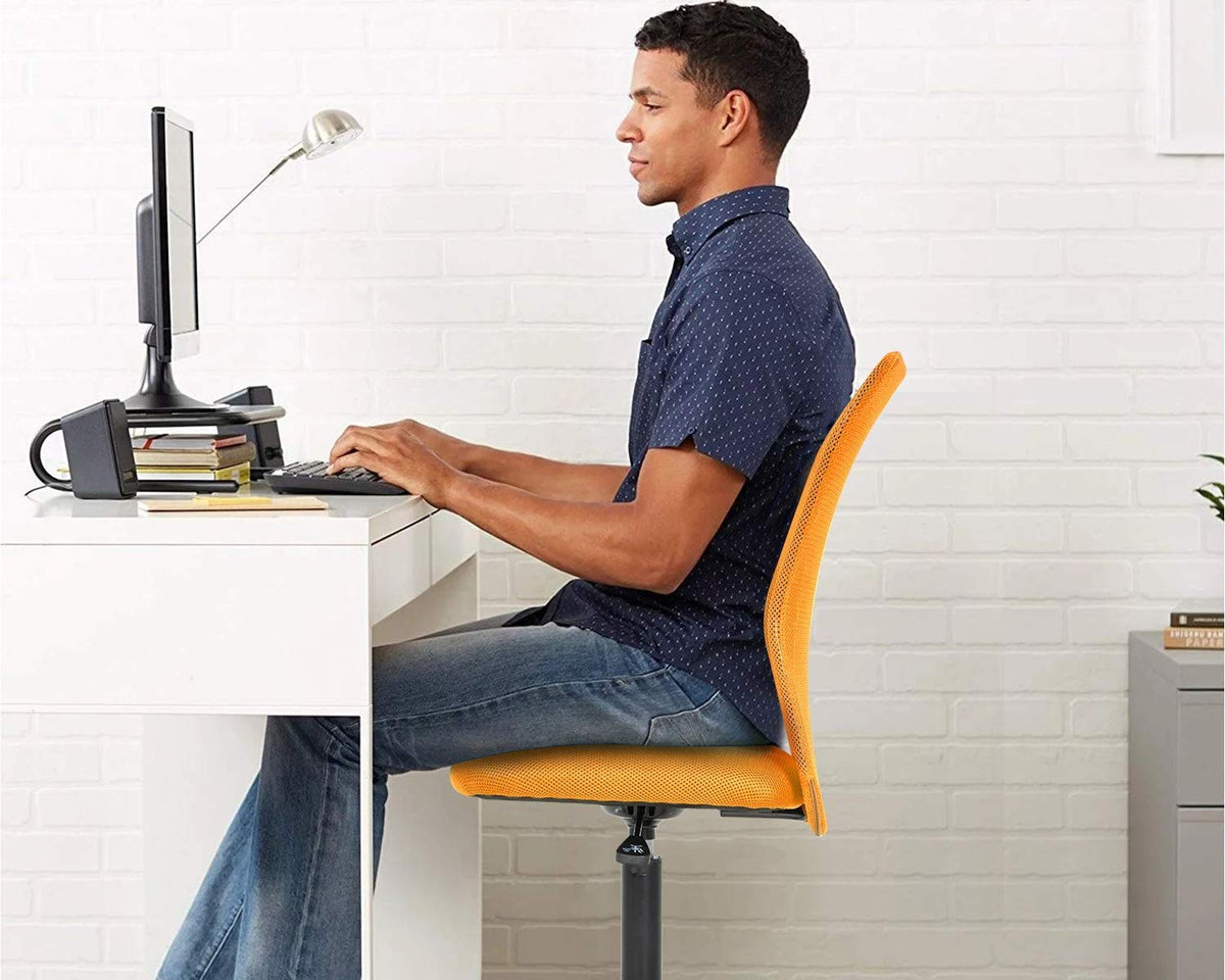 Orange Ergonomic Mesh Office Chair L672