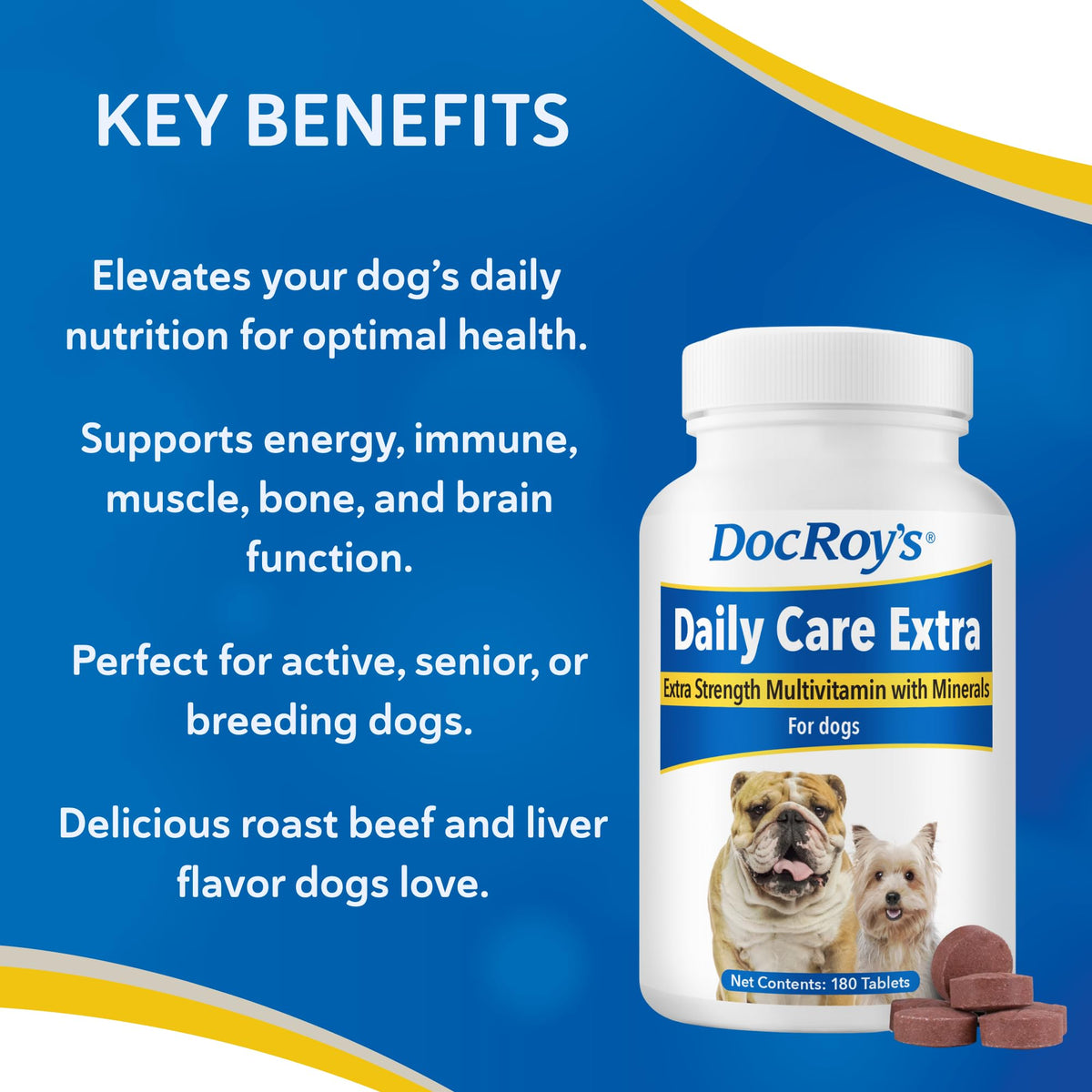 Canine Multivitamin Tablets for Dogs, 180ct C704695