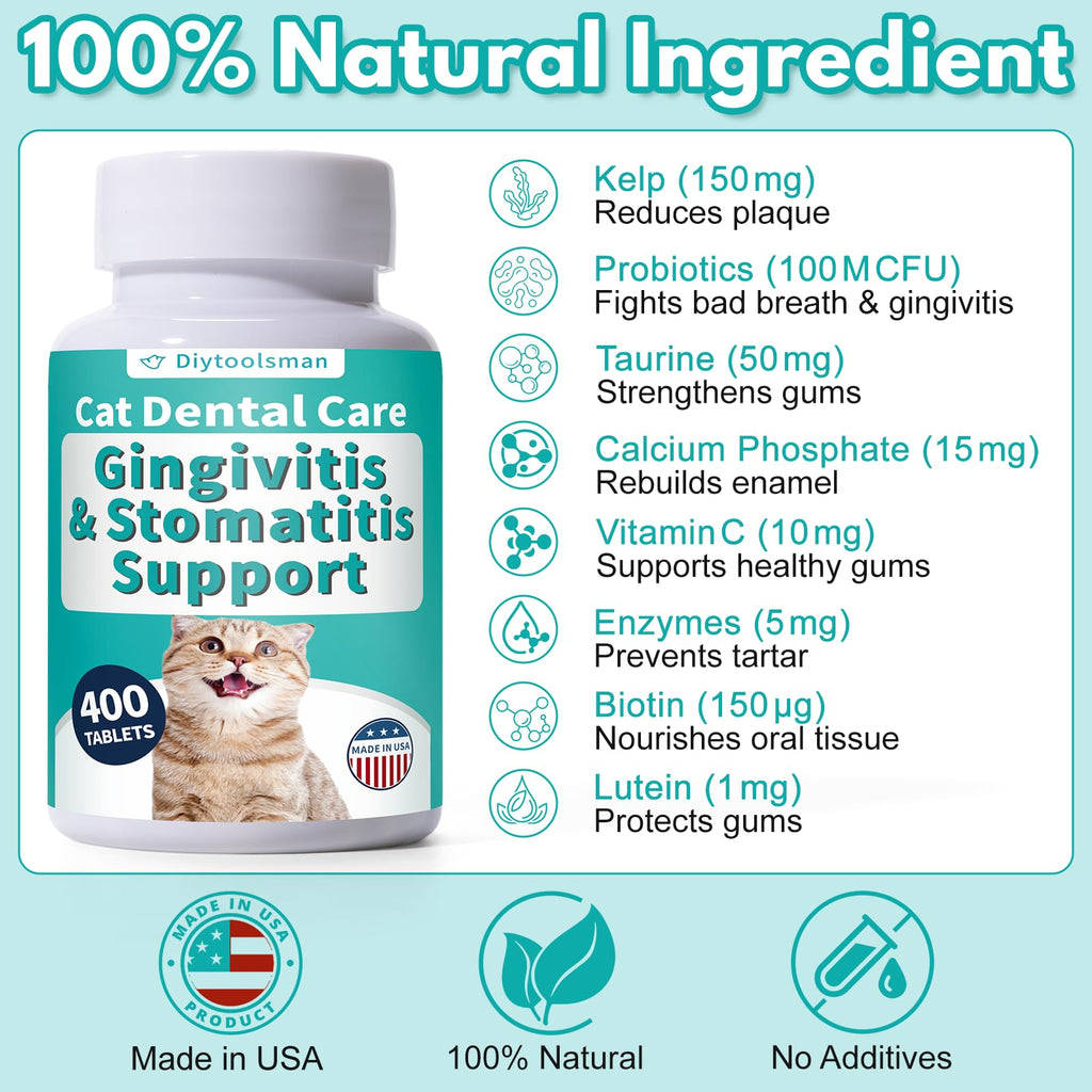 Cat Dental Care Tablets E30469