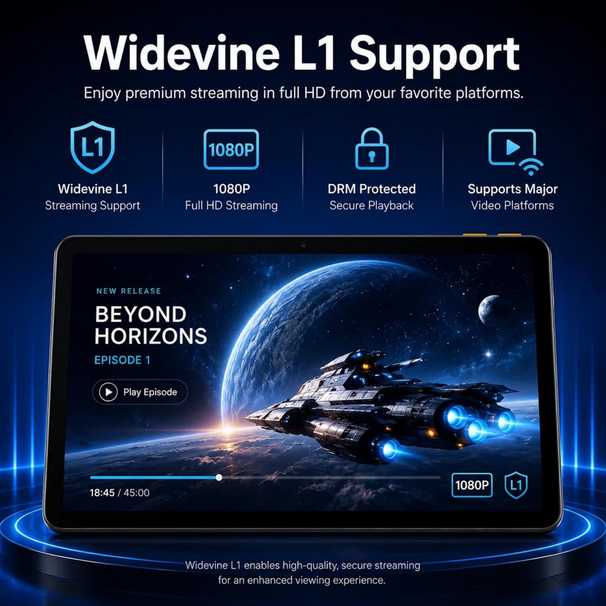 Android 15 Tablet 10.1 in 12GB RAM 64GB ROM Z8370