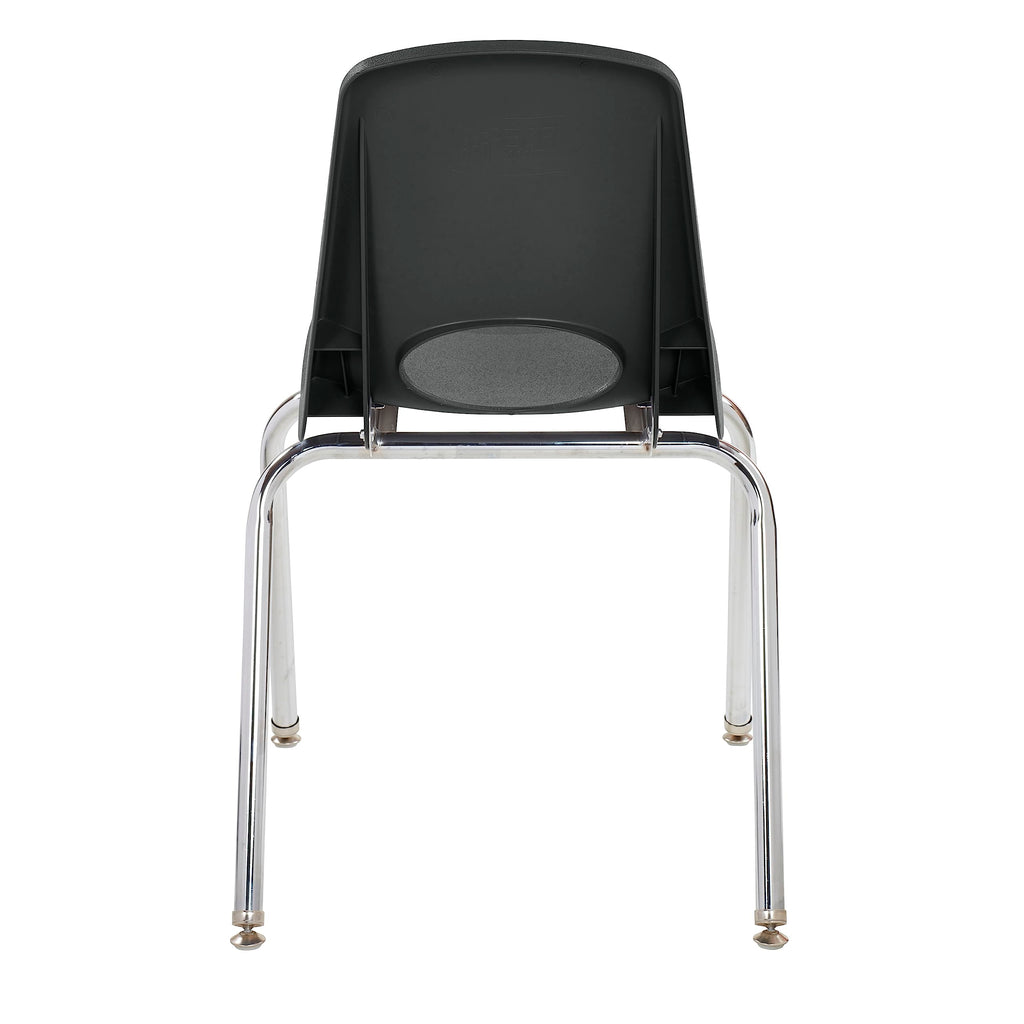 18" Black Stack Chair 5-Pack U840