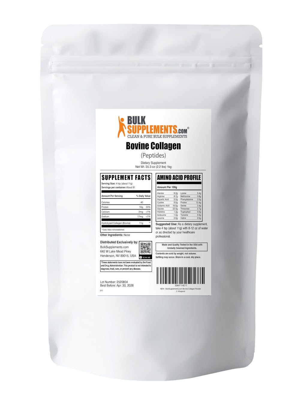 Collagen Peptides Powder 1kg J2449