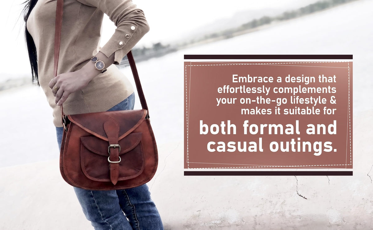 Genuine Leather Crossbody Satchel Bag W167126