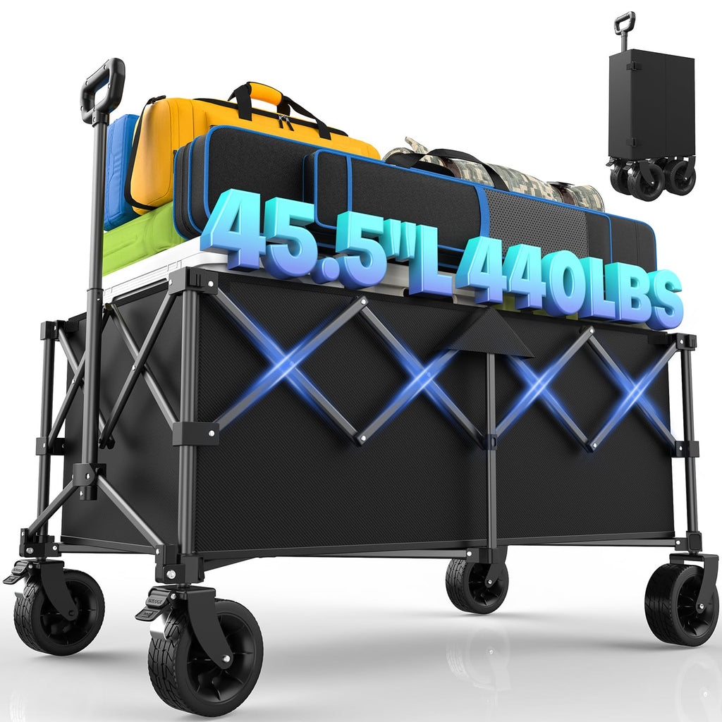 45.5" L Collapsible Wagon with Wheels P485684