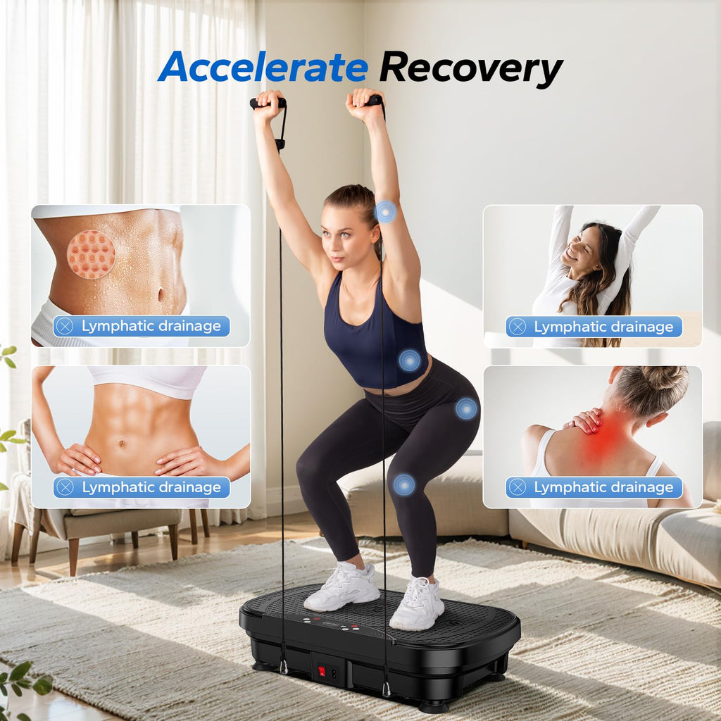 Vibration Plate Exercise Machine with 99 Speeds B5328