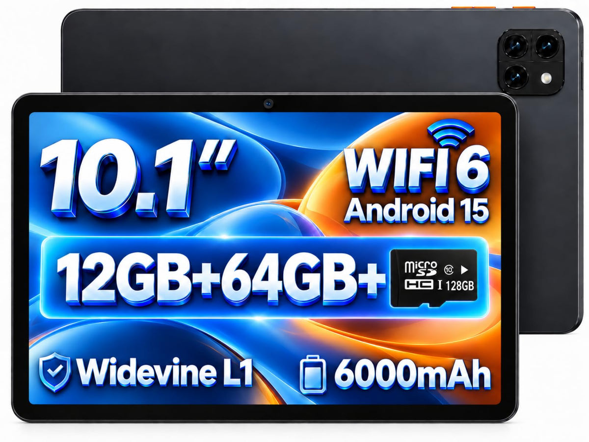 Android 15 Tablet 10.1 in 12GB RAM 64GB ROM Z8370