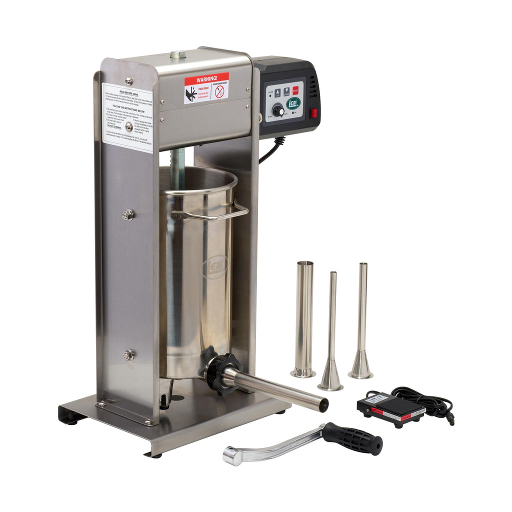 20 lb Stainless Steel Motorized Sausage Stuffer M238402