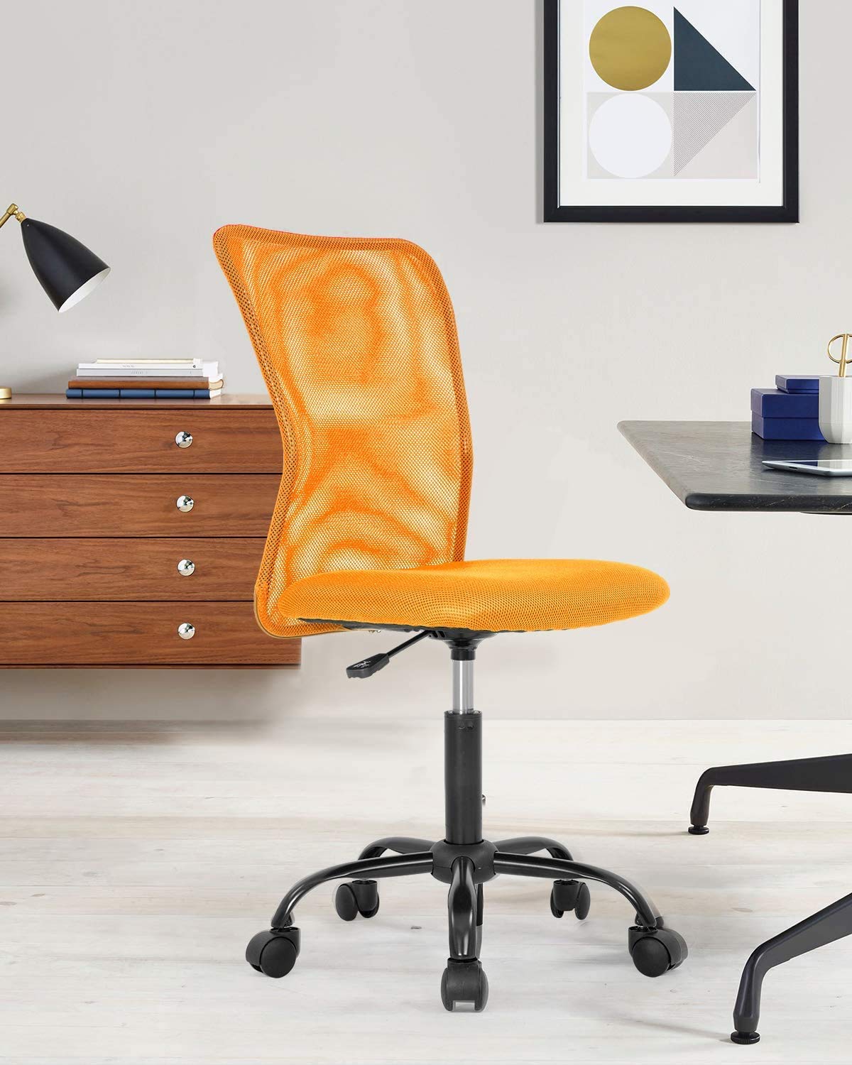 Orange Ergonomic Mesh Office Chair L672
